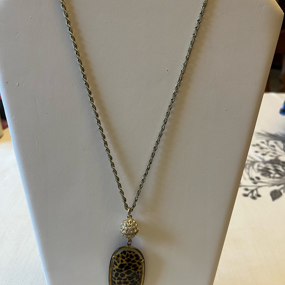 MICHE New Old Stock 18” Gold Tone Rope Necklace w/ (2) Interchangeable Pendants - Picture 10 of 10